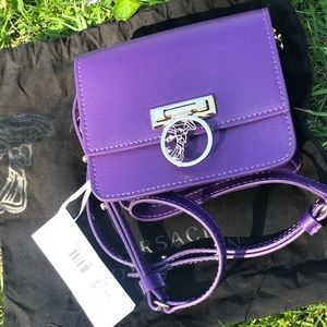Versace Collection Violet clutch